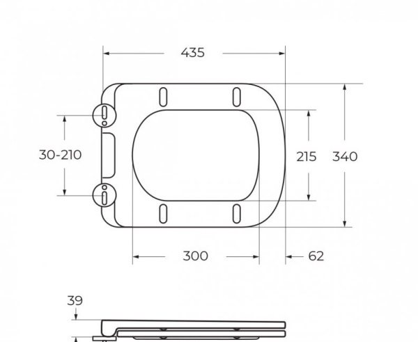 Крышка-сиденье BelBagno BB5171SC микролифт