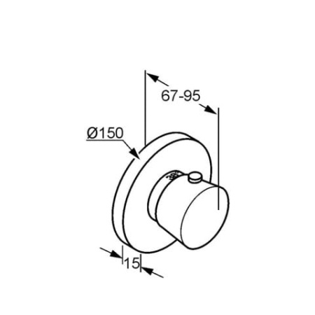 Смеситель для душа Kludi Joop! 557190505