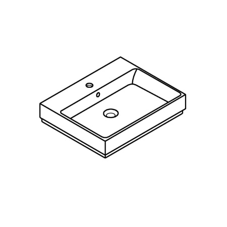 Раковина накладная (60х49) Grohe Cube Ceramic 39477 00H (3947700H)