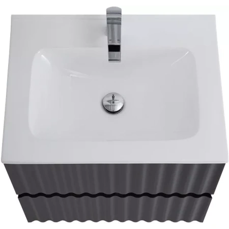 База под раковину Art&Max Еlegant AM-ELEGANT-600-2C-SO-GM-LED Серый матовый