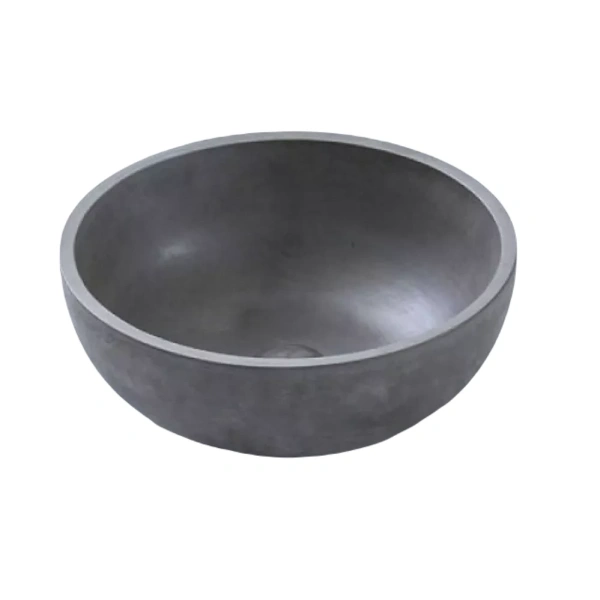 Раковина накладная RAVAL из бетона темно-серая RB004-DG