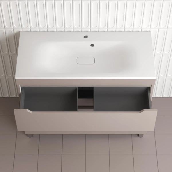 Тумба напольная без раковины 100 см Style Line Остин ЛС-00002402 тауп матовый