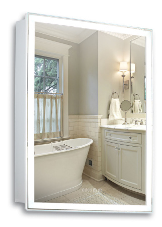 Зеркало-шкаф (60х80) Silver Mirrors Киото 60 LED-00002358