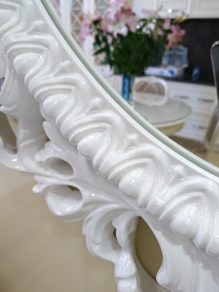 Зеркало (75х95) Misty Аврора O.1021.BA.ZA (белый) Л-Авр-07075-112ОБ