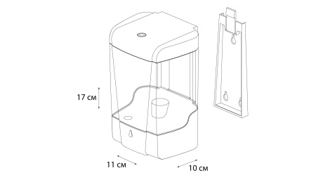 Дозатор для жидкого мыла Fixsen Hotel сенсорный FX-31012G