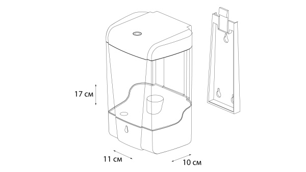 Дозатор для жидкого мыла Fixsen Hotel сенсорный FX-31012G