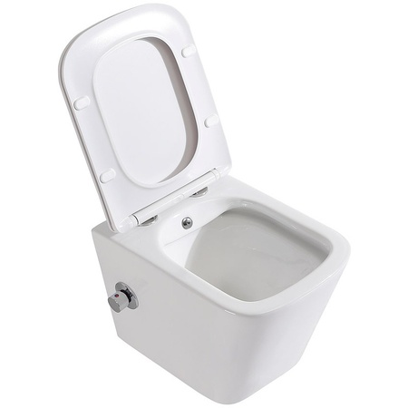 Унитаз подвесной BelBagno Due BB3103CHR-BS/SC