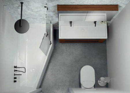 Акриловая ванна L Riho Rething Space (180x110) B116001005