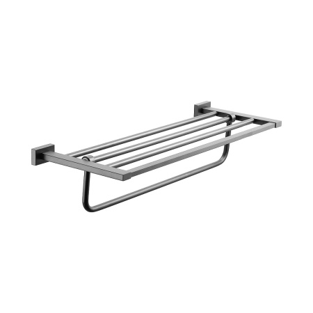 Полка для полотенец Belz  B90424, вороненая сталь