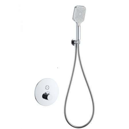 Смеситель для душа с термостатом встраиваемый WONZON & WOGHAND, хром WW-D1017-A-CR