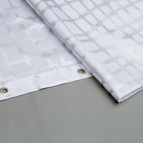 Штора для ванной комнаты IDDIS Gauze 200*180 см Silver Gauze (341P20RI11)