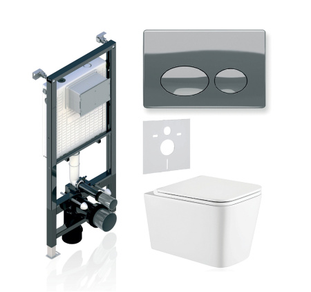 Комплект 3в1 Koller Pool Alcora ST 1200+ROUND Chrome+KVADRO