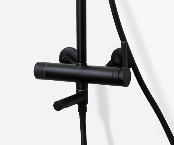 Душевая система с изливом Bronze de Luxe Avantgarde черный 2039H Душевая система с изливом Bronze de Luxe Avantgarde черный 2039H