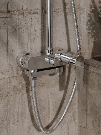 Душевая система Orange Otto M22-811cr смеситель с изливом, хром