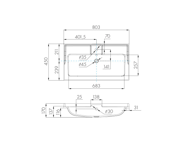 Тумба с раковиной Акватон Леон 80 H 1A1878K0LBPS0
