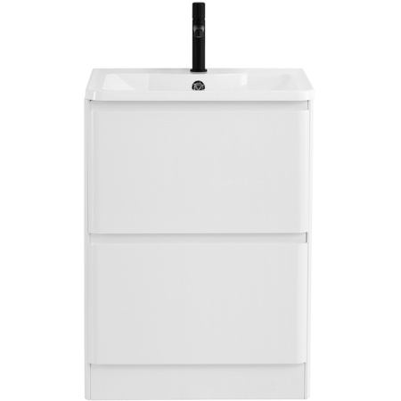 База под раковину BelBagno ALBANO-600-2C-PIA-BL Bianco Lucido