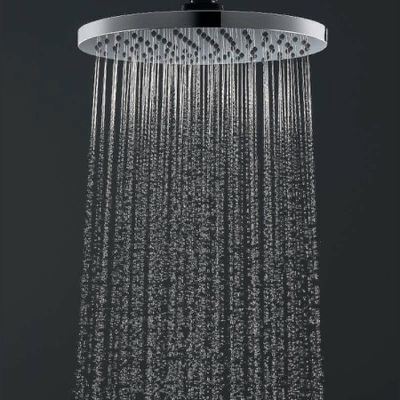 Душевая система с термостатом Hansgrohe Showerpipe 200 1jet EcoSmart Vernis Blend 26089000 хром