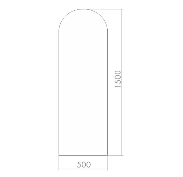 Зеркало (39х58) Silver Mirrors Арка 00000410