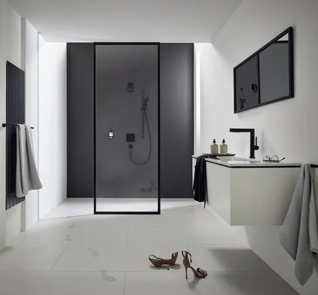 Верхний душ Hansgrohe Pulsify 105 1jet 24130670 черный матовый