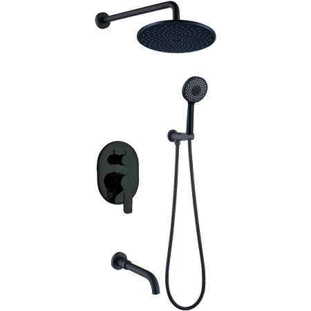 Душевая система Berges Wasserhaus Nardis 3R Black 071008