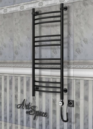 Электрический полотенцесушитель с функцией быстрой сушки ArtofSpace ARTICO EAAO4001000RAL9005RP