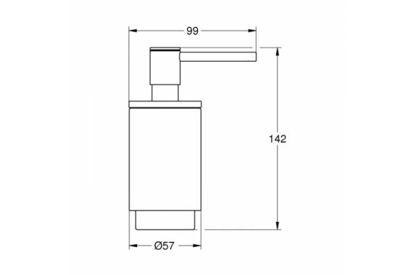 Дозатор жидкого мыла GROHE Selection 41028 GL0 (41028GL0) холодный рассвет глянец