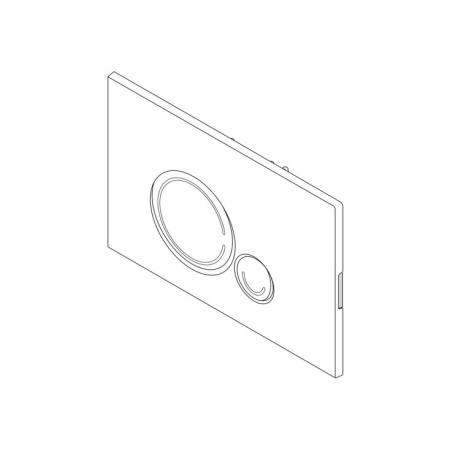 Кнопка смыва BelBagno SFERA BB017-SR-NERO.M, черный матовый Tocco Morbido