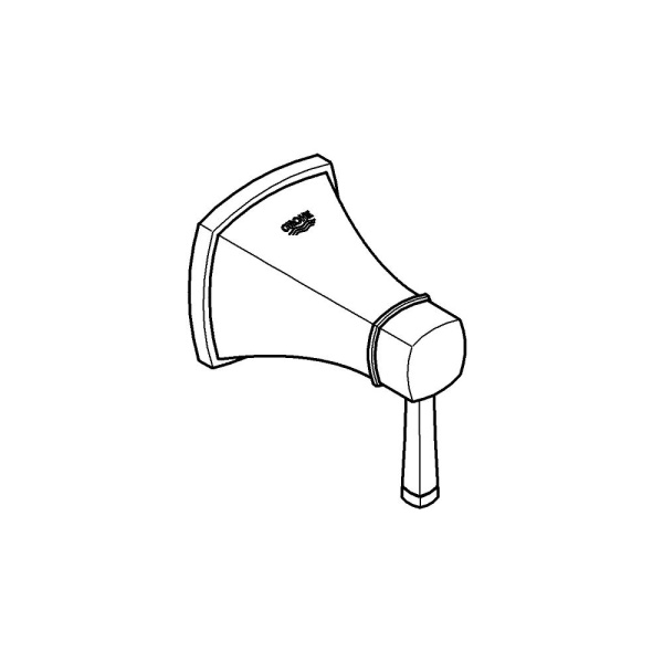 Накладная панель скрытой вентильной головки Grohe Grandera 19944 000 (19944000) хром  Накладная панель скрытой вентильной головки Grohe Grandera 19944 000 (19944000) хром