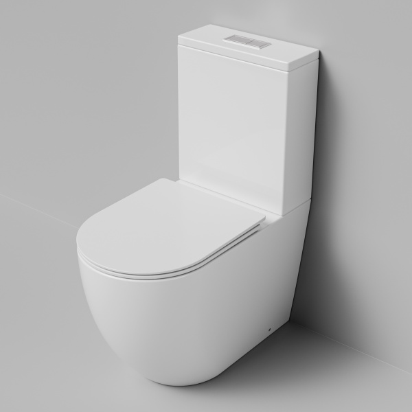 Унитаз напольный безободковый Grossman  GR-4494SQ с сиденьем микролифт