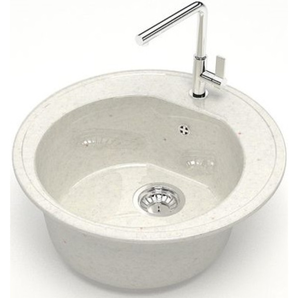 Кухонная мойка Marrbaxx Черая Z3 Z003Q007 хлопок белый