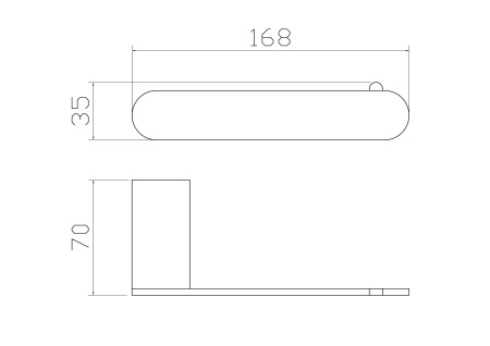 Держатель для туалетной бумаги без крышки WONZON & WOGHAND CARBON, черный WW-7716