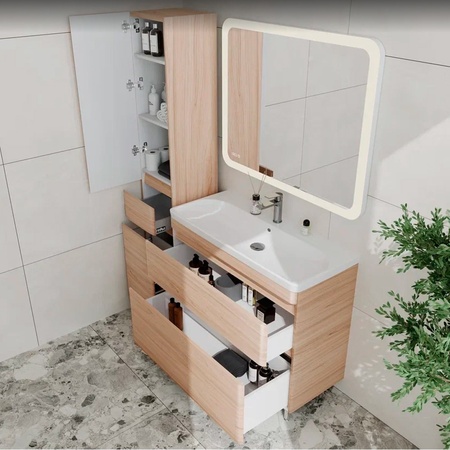 Тумба под раковину напольная Style Line Атлантика ЛС-00000682 бежевый