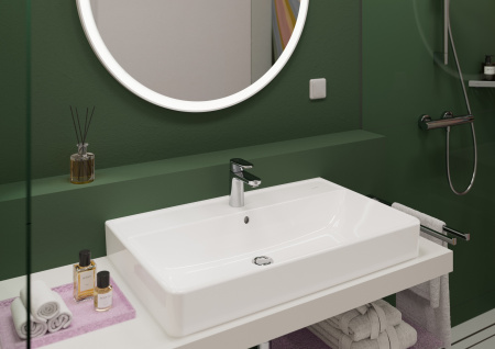 Смеситель для раковины с донным клапаном CoolStart Hansgrohe Vernis Blend 71585000 хром