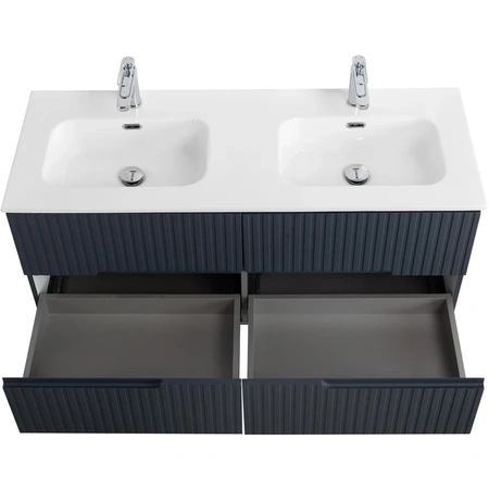 Тумба под раковину Cezares DUET-N-1200-4C-SO-2-GR-P Grafito