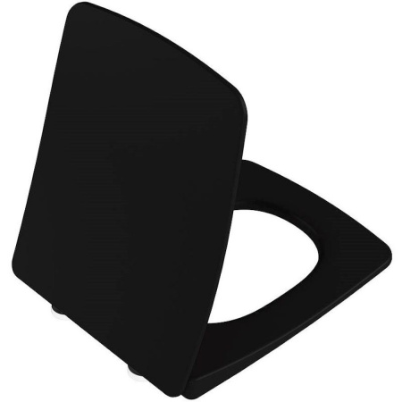 Крышка-сиденье Vitra Metropole тонкое, черный, микролифт, 122-083-009