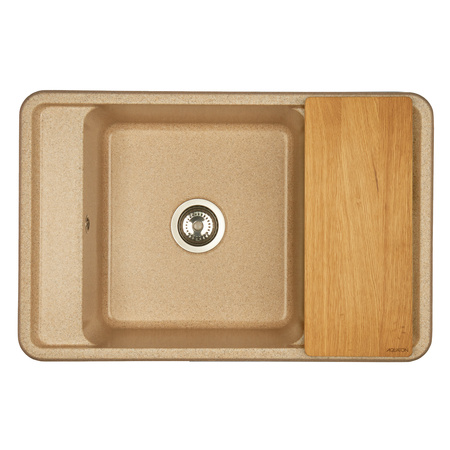 Кухонная мойка Aquaton Беллис 78 1A725032BS220 песочный
