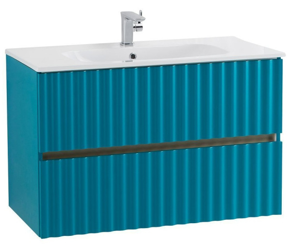 База под раковину Art&Max Еlegant AM-ELEGANT-600-2C-SO-TM-LED Бирюзоый матовый