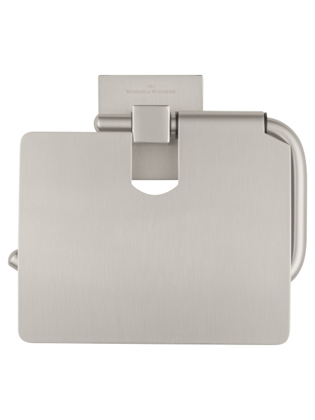 Держатель для туалетной бумаги с крышкой WONZON & WOGHAND POLO, брашированный никель WW-8926-BN