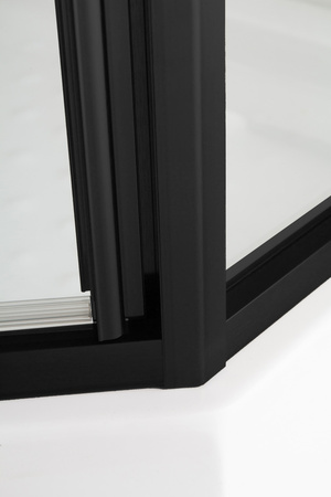 Душевой уголок (90х90) CEZARES ECO ECO-O-P-1-90-C-NERO