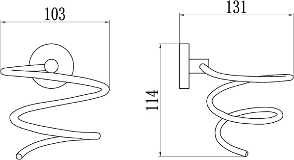 Держатель для фена Savol 87 S-008755