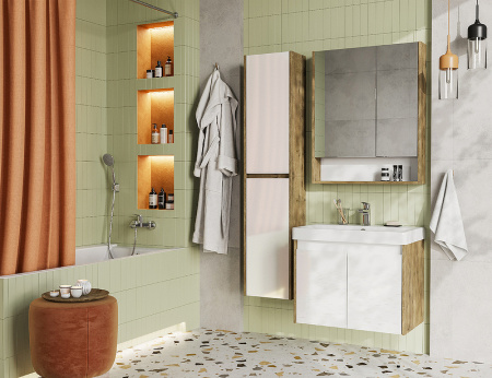 Тумба с раковиной Aquaton Сканди Doors 70 1A2789K0SDZ90