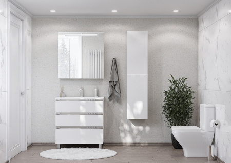 Зеркальный шкаф Roca Victoria Nord 80 белый глянец ZRU9000033