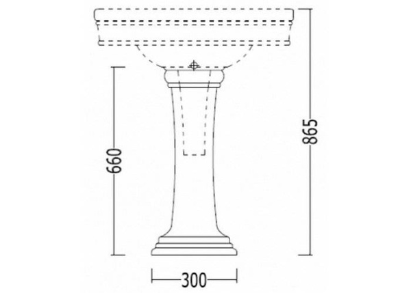 Пьедестал для раковины Devon&Devon Rose IBCOLROSE