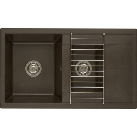 Кухонная мойка Aquaton Делия 87 1A716232DE280 кофе