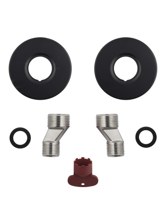 Смеситель для душа WONZON & WOGHAND ARNIE, черный матовый WW-694101-MB