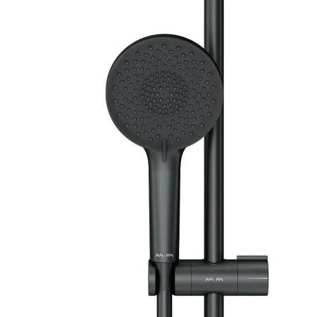 Душевой гарнитур Am.Pm X-Joy F0185A022, лейка 3 режима струи, черный матовый