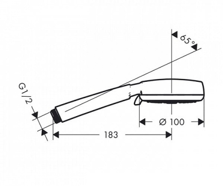 Душ ручной Hansgrohe Crometta 26826400