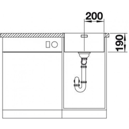 Кухонная мойка Blanco Andano 400-IF 522957