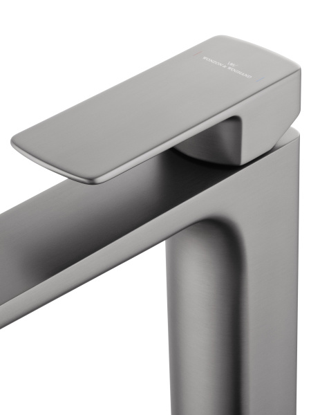 Смеситель для раковины высокий WONZON & WOGHAND EDGE, темный графит WW-88239003-BGM Смеситель для раковины высокий WONZON & WOGHAND EDGE, темный графит WW-88239003-BGM