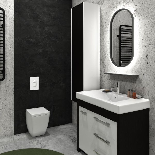 Зеркало с подсветкой (45x80) Continent Prime ЗЛП1079